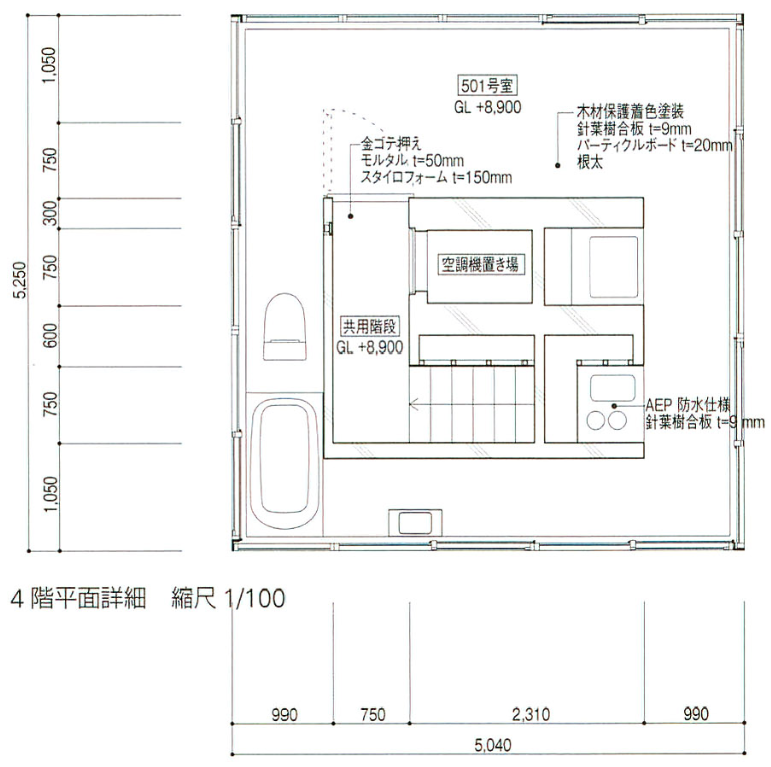 拡大間取り図